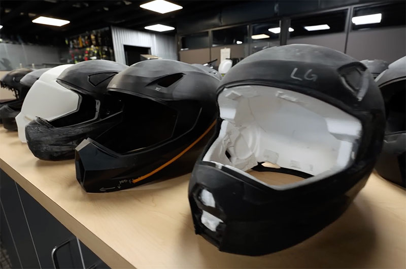 Klim X1 Alpha helmet three shell sizes
